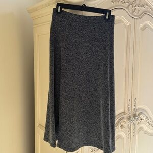 Gray A-Line Skirt